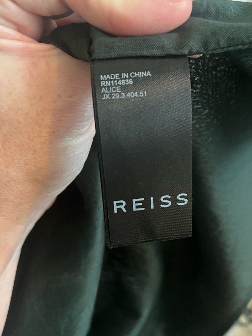 Reiss Alice Floral Linen Dress 2 EUC - Picture 6 of 8